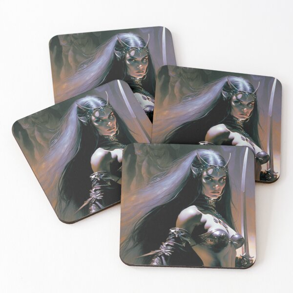 Item preview, Queen of the Night Female Fantasy Art designed and sold by artbybrado.