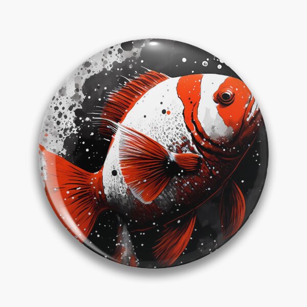 Item preview, Clownfish Ink Painting designed and sold by TortillaChief.