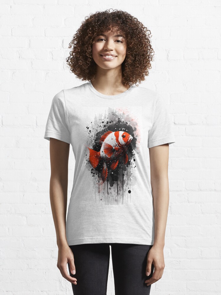 Clownfish Ink Painting Essential T-Shirt for Sale by