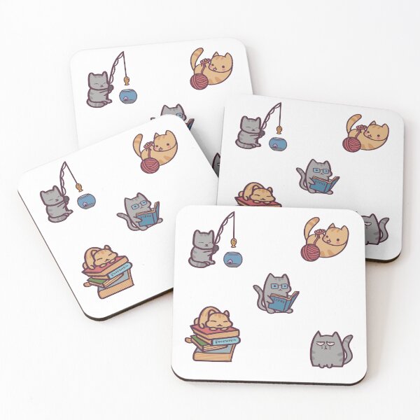 Item preview, Cute and Funny Cartoon Cat Pack 3 designed and sold by ThumboArtBumbo.