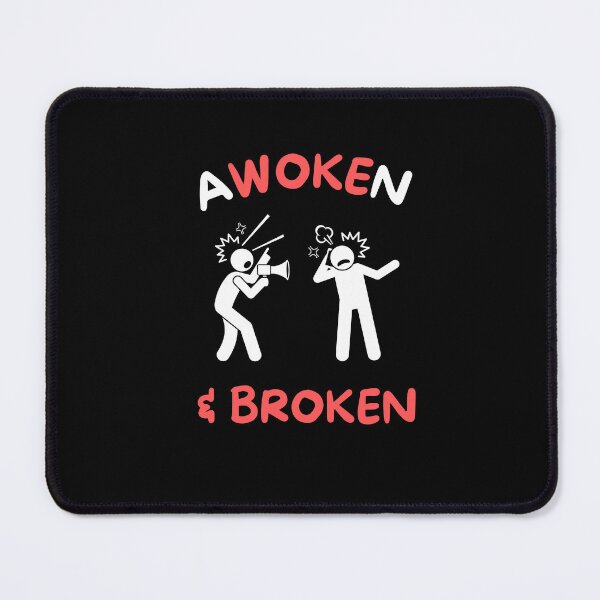 Item preview, aWOKEn & BROKEN Funny Political Design designed and sold by SimpliText.