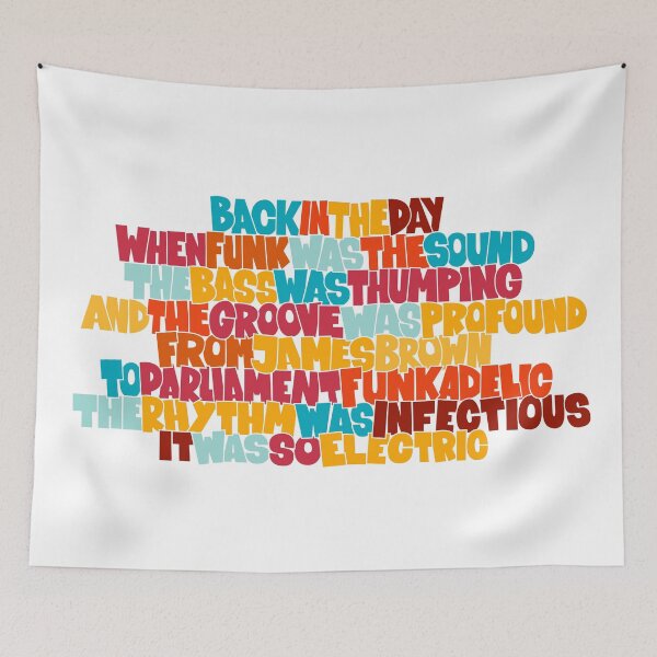 Item preview, Funky Music Rhymes - Old School Graffiti Style designed and sold by Boogosh.