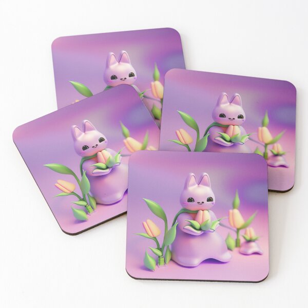 Item preview, Cute Lavender Easter Bunny designed and sold by EdwardMonet.