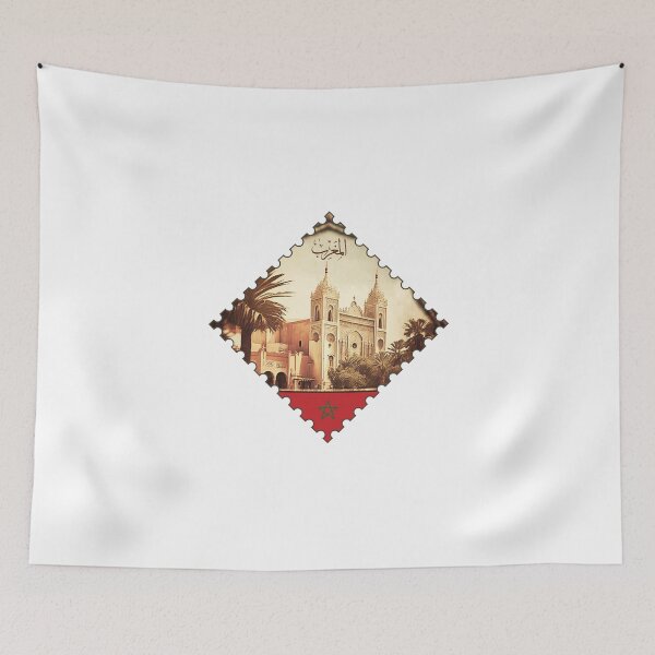 Item preview, morocco postage stamp designed and sold by Mqyou.