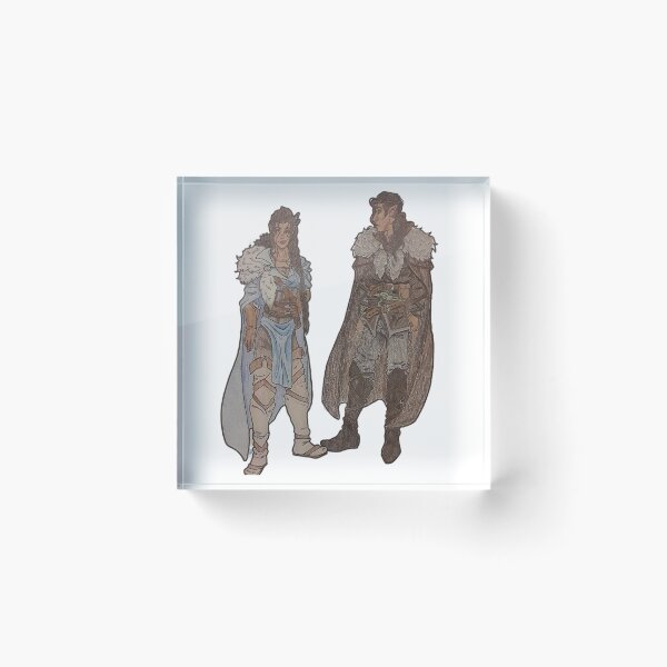 Item preview, Vex'ahlia and Vax'ildan designed and sold by TheCraftySatyr.
