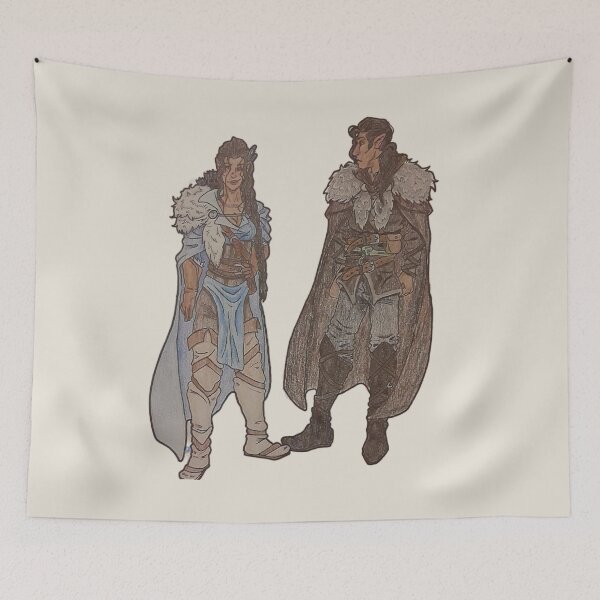 Item preview, Vex'ahlia and Vax'ildan designed and sold by TheCraftySatyr.