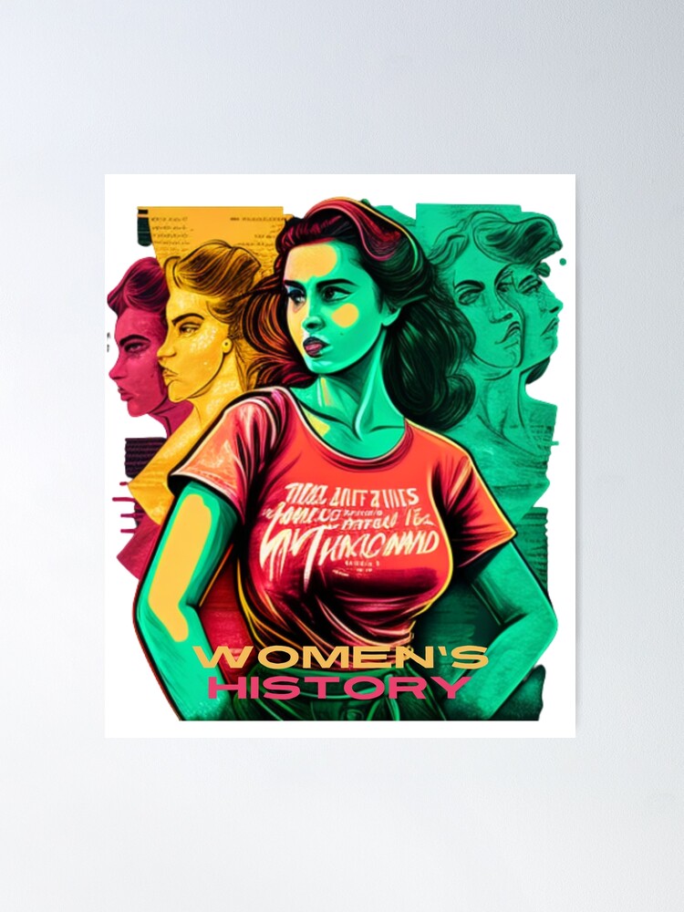 Women's History Month  Poster for Sale by Mapsart