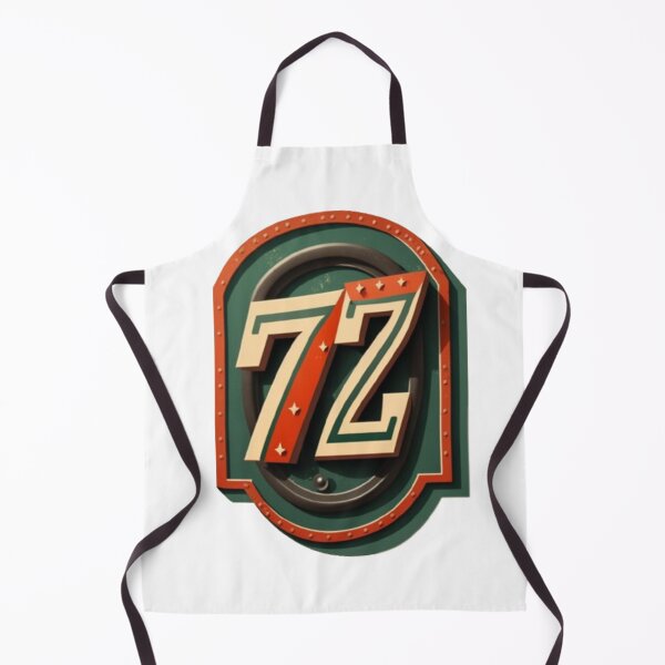 Item preview, Number 72 Seventy two Vintage Retro Sport Racing Numbers Sticker designed and sold by dnzl.