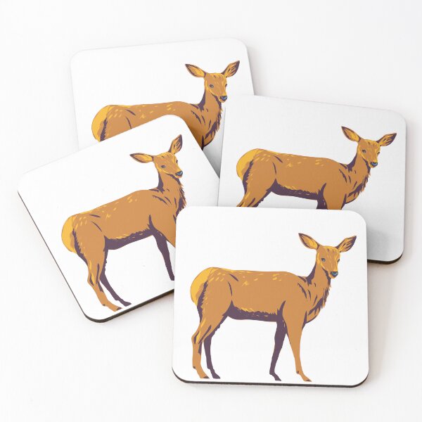 Item preview, Mule Deer Odocoileus Hemionus Side View WPA Poster Art designed and sold by patrimonio.