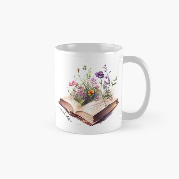 Item preview, Knowledge in Books - Purple Watercolour Flowers designed and sold by CreativNode.