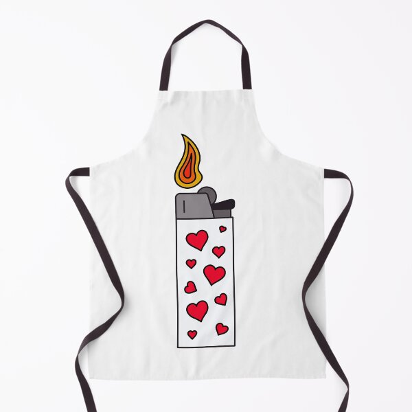 Item preview, White Lighter with Red Hearts designed and sold by rkenefick33.