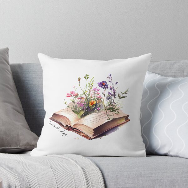 Item preview, Knowledge in Books - Purple Watercolour Flowers designed and sold by CreativNode.