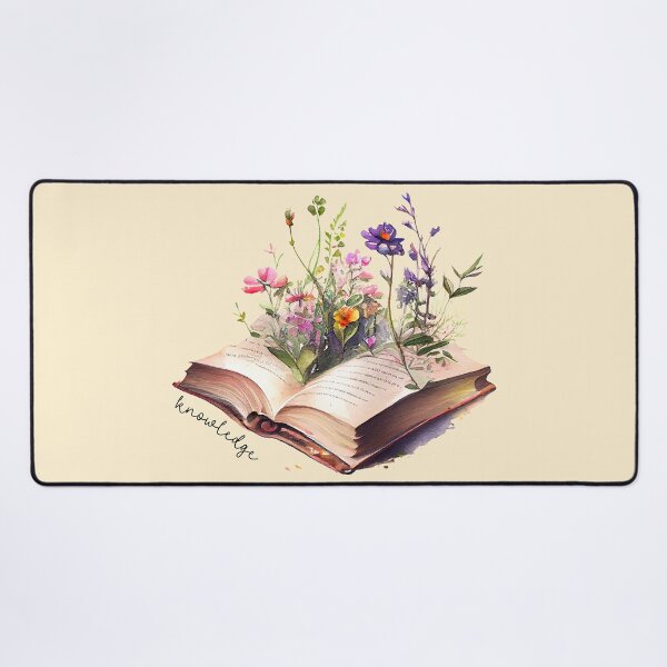 Item preview, Knowledge in Books - Purple Watercolour Flowers designed and sold by CreativNode.