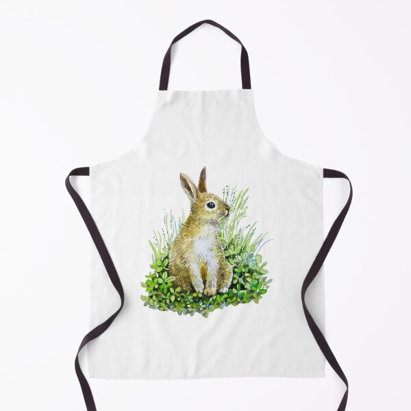 Item preview, little bunny on a clover field designed and sold by Lemontreeart63.