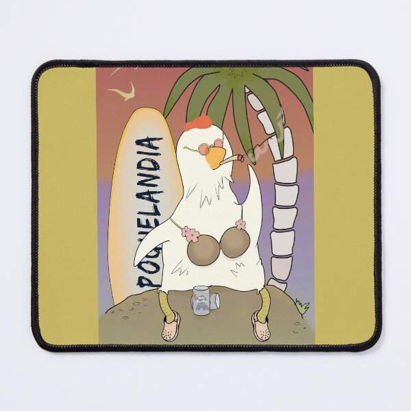 Item preview, Poguelandia Flag Chicken In Coconut Bra And Crocs designed and sold by ViewerEqualsPhoton.
