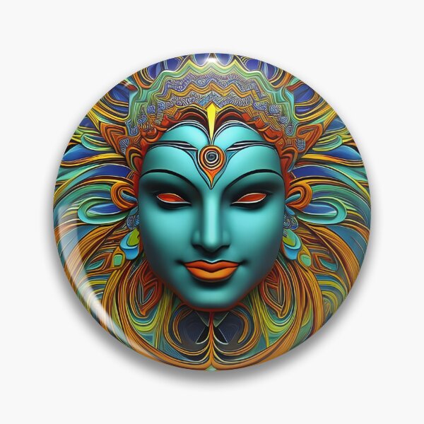 Item preview, New World Gods (25) - Mesoamerican Inspired Psychedelic Art designed and sold by TheThirdEye.