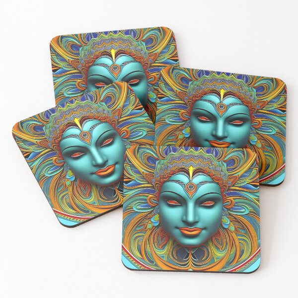 Item preview, New World Gods (25) - Mesoamerican Inspired Psychedelic Art designed and sold by TheThirdEye.