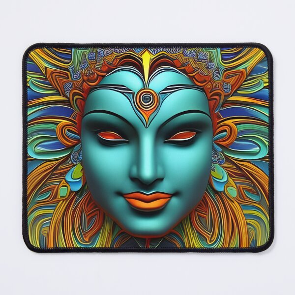 Item preview, New World Gods (25) - Mesoamerican Inspired Psychedelic Art designed and sold by TheThirdEye.