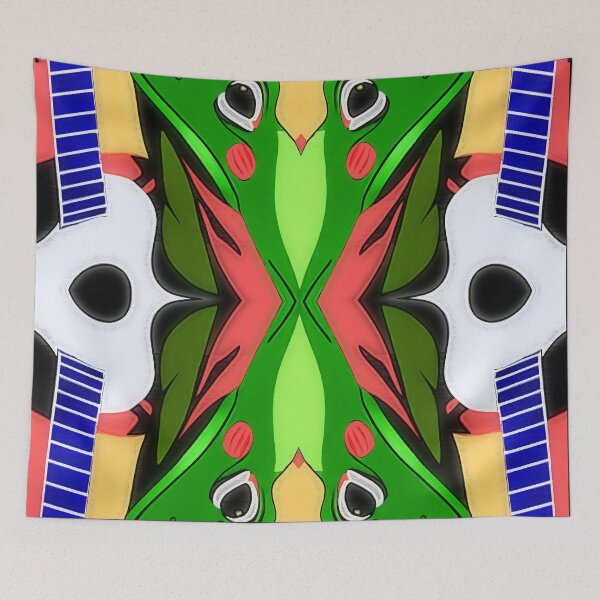Item preview, *FUNNY JOYFUL & ZEN  FROG PLAYING A SPECIAL ACOUSTIC GUITAR* designed and sold by Ralek.