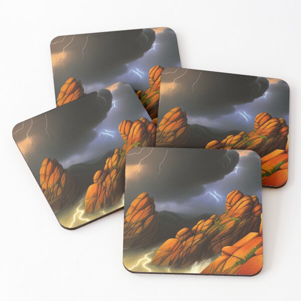 Item preview, Thunderstorm Over Red Rocks designed and sold by AuroraSpringer.