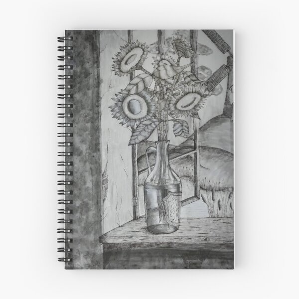 Item preview, Sunflowers on a window sill by Brandon Cable designed and sold by BrandonArtWorld.