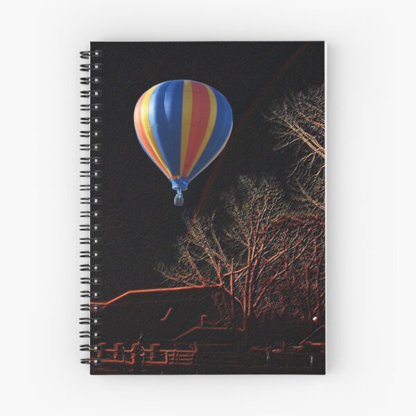 Item preview, Balloon Over Highlighted Trees designed and sold by klhmmh.