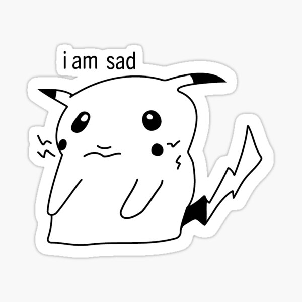 Picachu Triste - Stickers for WhatsApp