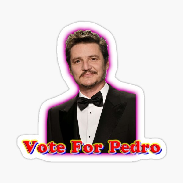 Vote For Pedro Pascal Pink 100% Cotton Tote Bag – Poetic Betty UK