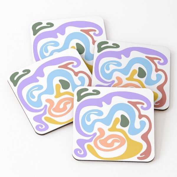 Item preview, Colorful Abstract Swirls designed and sold by haldoodles18.