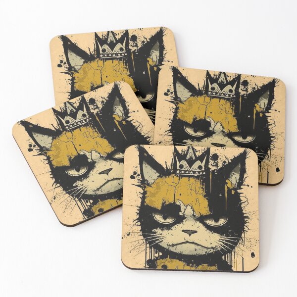 Item preview, Cool cat with crown designed and sold by NxtGenArt.