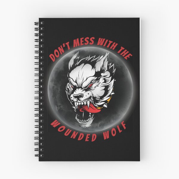 Item preview, Don't mess with the wounded wolf designed and sold by misicsisters.