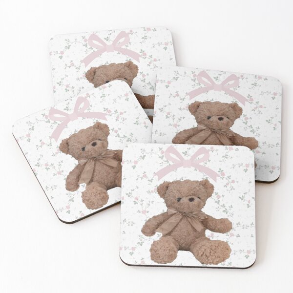 Item preview, Floral Teddy Bear designed and sold by QuirkyDesignsINC.
