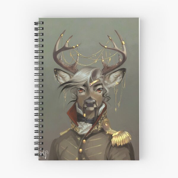 Item preview, Deer Prince Portrait designed and sold by RAJillustration.