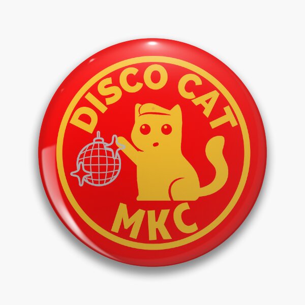 Item preview, MKC Disco Kitty - Yellow (change the background colour!) designed and sold by MiniKitty.