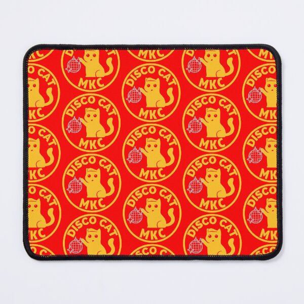 Item preview, MKC Disco Kitty - Yellow (change the background colour!) designed and sold by MiniKitty.