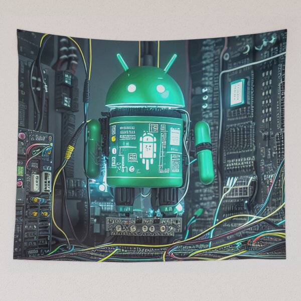 Item preview, Powered by android geek circuitry and wires designed and sold by RK - Shop.