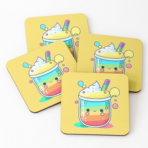 Item preview, Kawaii Rainbow Color Ice Cream Cosmic Wonder Dessert Food Drink designed and sold by ultra-cute.