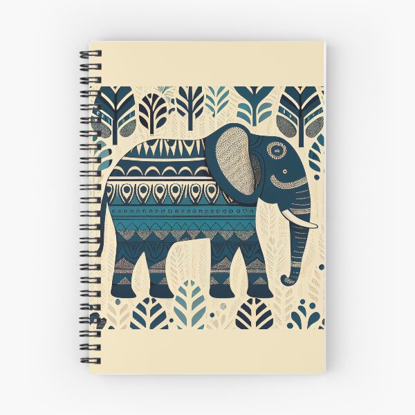 Aperçu de l'œuvre elephant pattern design créée et vendue par QuikiPatterns.