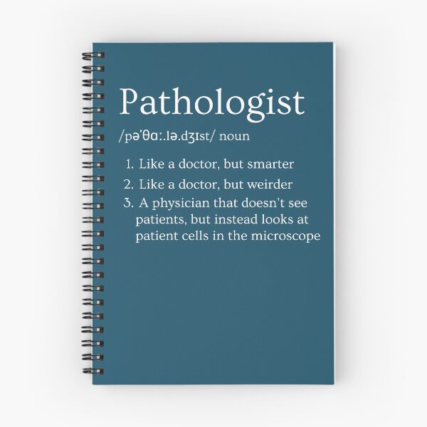 Item preview, Pathologist Funny Definition Specialty Physician dark background 2 designed and sold by Brasilia.