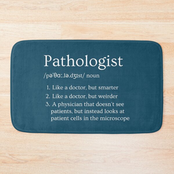 Item preview, Pathologist Funny Definition Specialty Physician dark background 2 designed and sold by Brasilia.