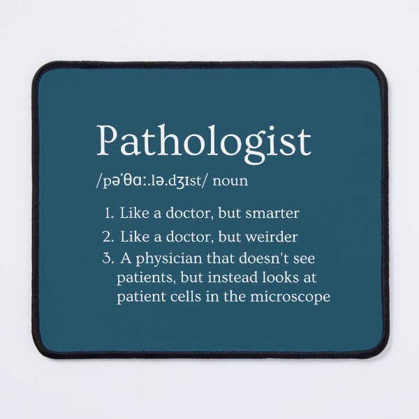 Item preview, Pathologist Funny Definition Specialty Physician dark background 2 designed and sold by Brasilia.