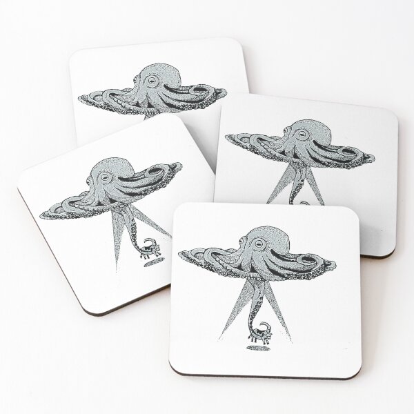 Item preview, Hand Drawn: Alien Octopus designed and sold by ArtByRabi3  ⭐⭐⭐⭐⭐.