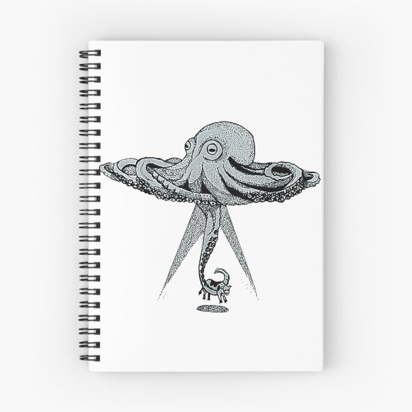 Item preview, Hand Drawn: Alien Octopus designed and sold by ArtByRabi3  ⭐⭐⭐⭐⭐.