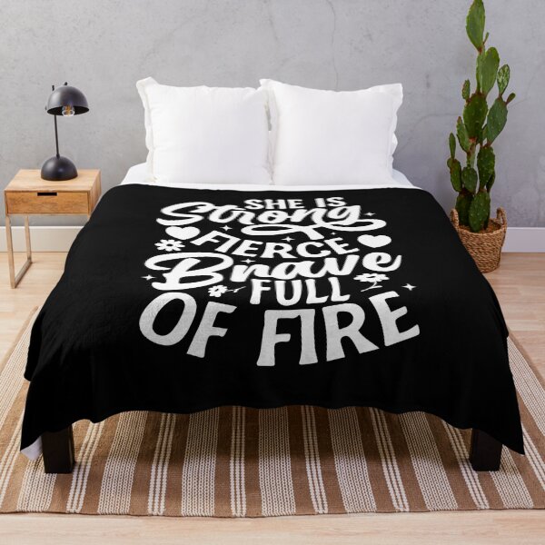 Item preview, She Is Fierce Strong Brave Full Of Fire, Empower Women, Boss Lady Checklist Gift for International Womens Day designed and sold by Eddyed.