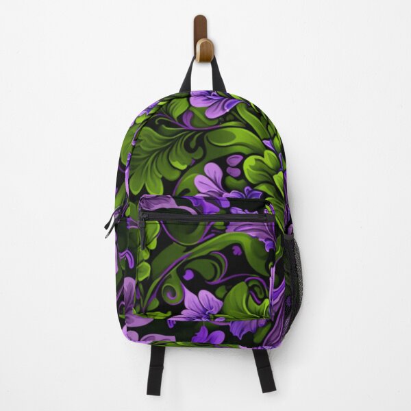 Item preview, Ornate Green Sapphire and Amethyst Floral Design Pattern designed and sold by Healio2.