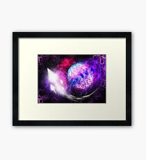 Space Squid Framed Print