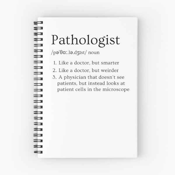 Item preview, Pathologist Funny Definition Specialty Physician white background designed and sold by Brasilia.