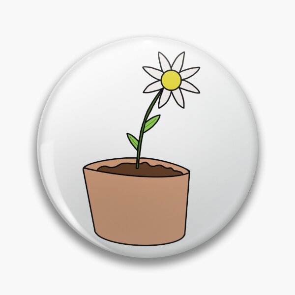 Item preview, Just a Daisy in a Pot designed and sold by EnbeeByNoa.