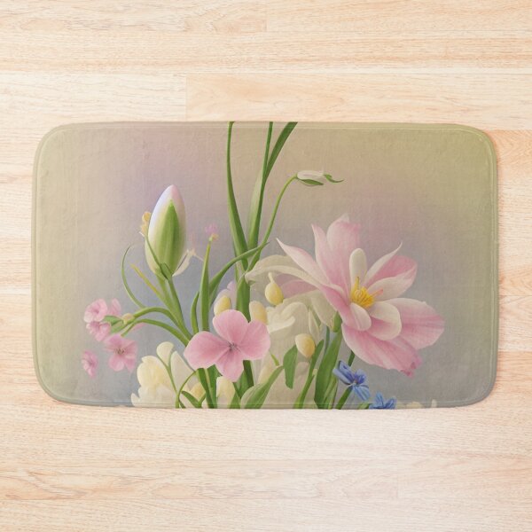 Item preview, Colorful Festive Easter Eggs Easter Bunny Spring Flowers Version 43 designed and sold by DreamingAwake1.