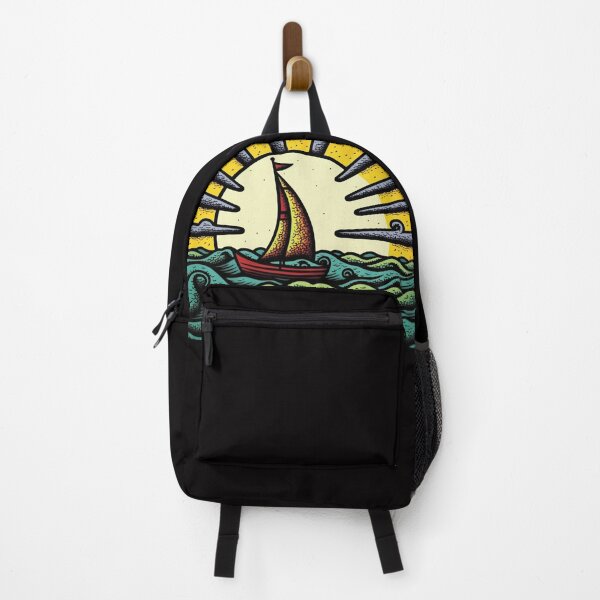 Item preview, Sailing boat in sunset on ocean designed and sold by NxtGenArt.